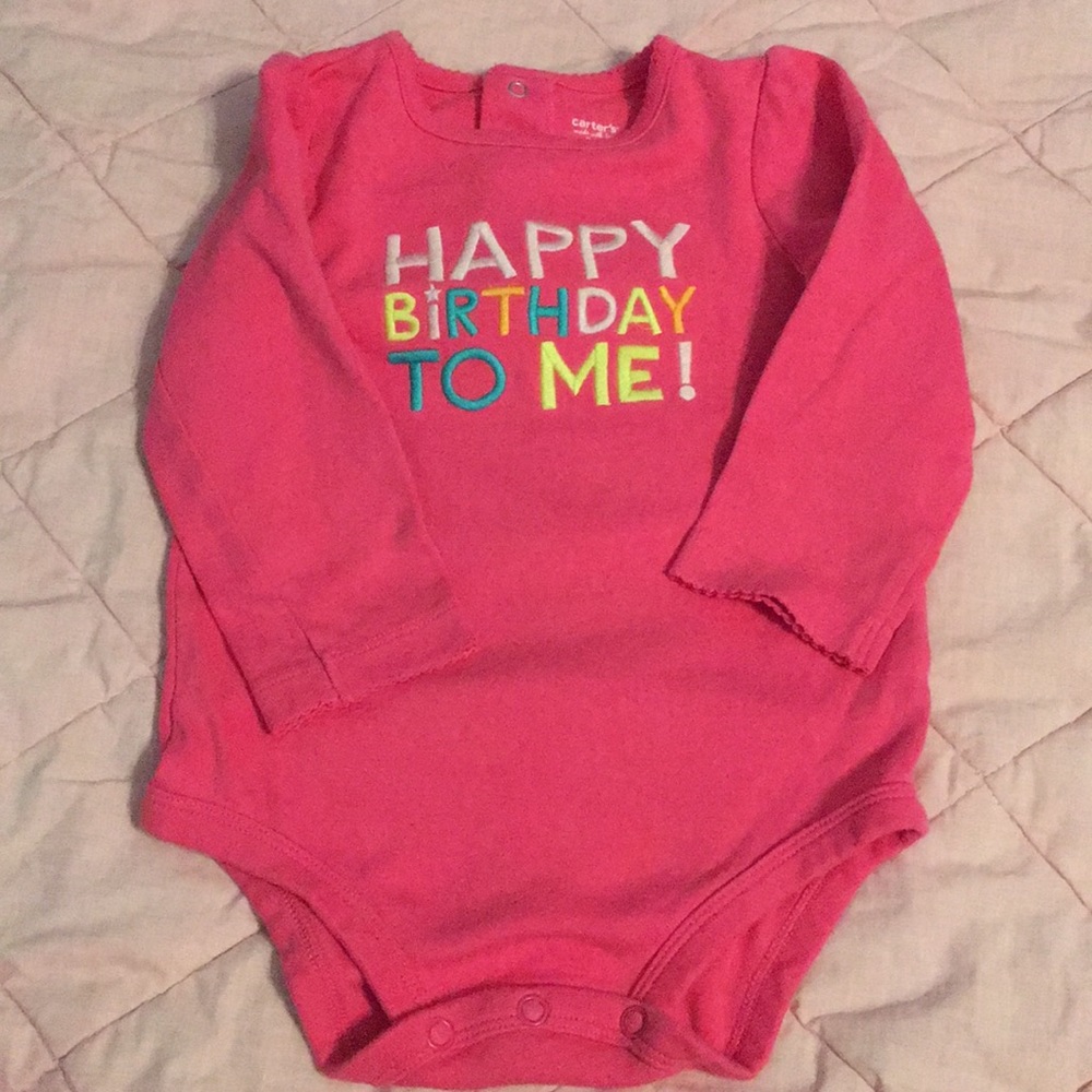 Carters “Happy Birthday to Me” Onesie- 18 months